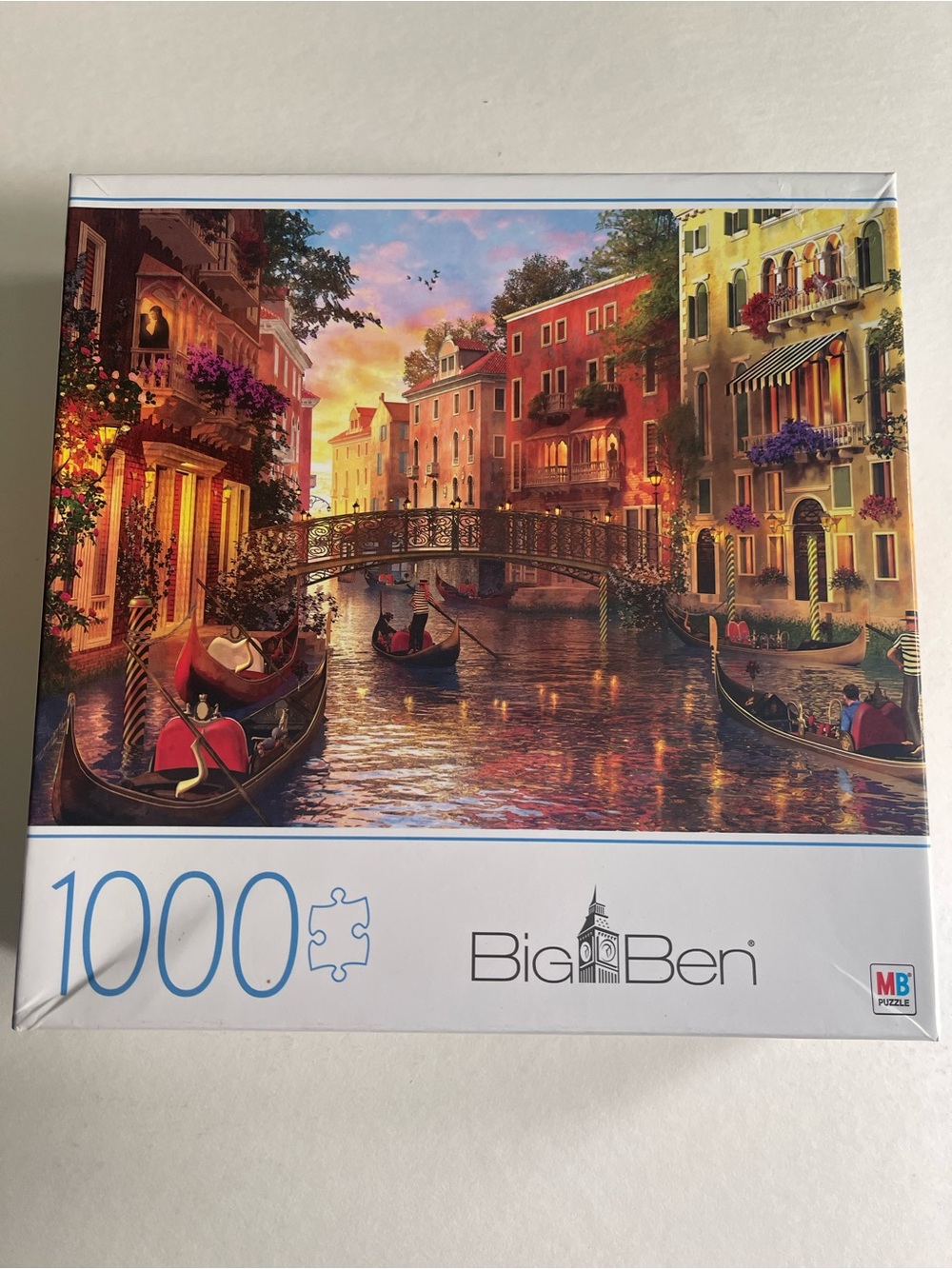 1000-Piece Venice Canal Jigsaw Puzzle - Multi-Color